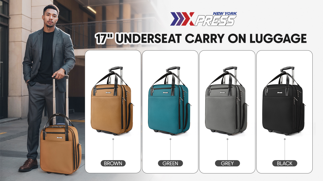 Amazon.com | New York XPress 16''Underseat Luggage,Personal Item