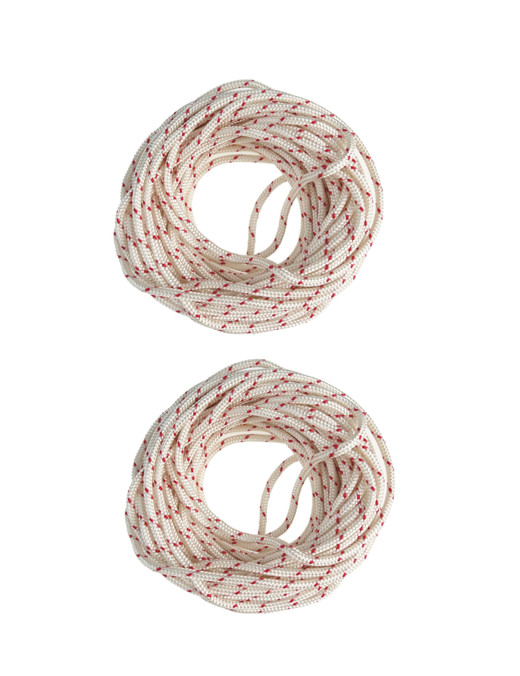 YAMAKATO 3.5mm Recoil Pull Cord Ropes 5 Meters,for Briggs Honda Husqvarna Stihl Craftsman Generator Inverter Mini Bike Pressure Washer Snow Blower Chainsaw Trimmer Mower (2-PACK)