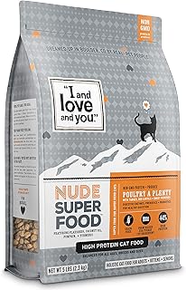 Alimento equilibrado, natural y sin granos para gatos