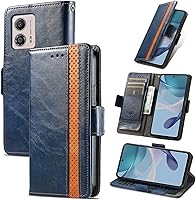 Vista 128 de Funda para Honor X7, Funda para Honor Play 30+ Plus Funda de piel sintética con ranuras para tarjetas Funda con soporte abatible Rojo