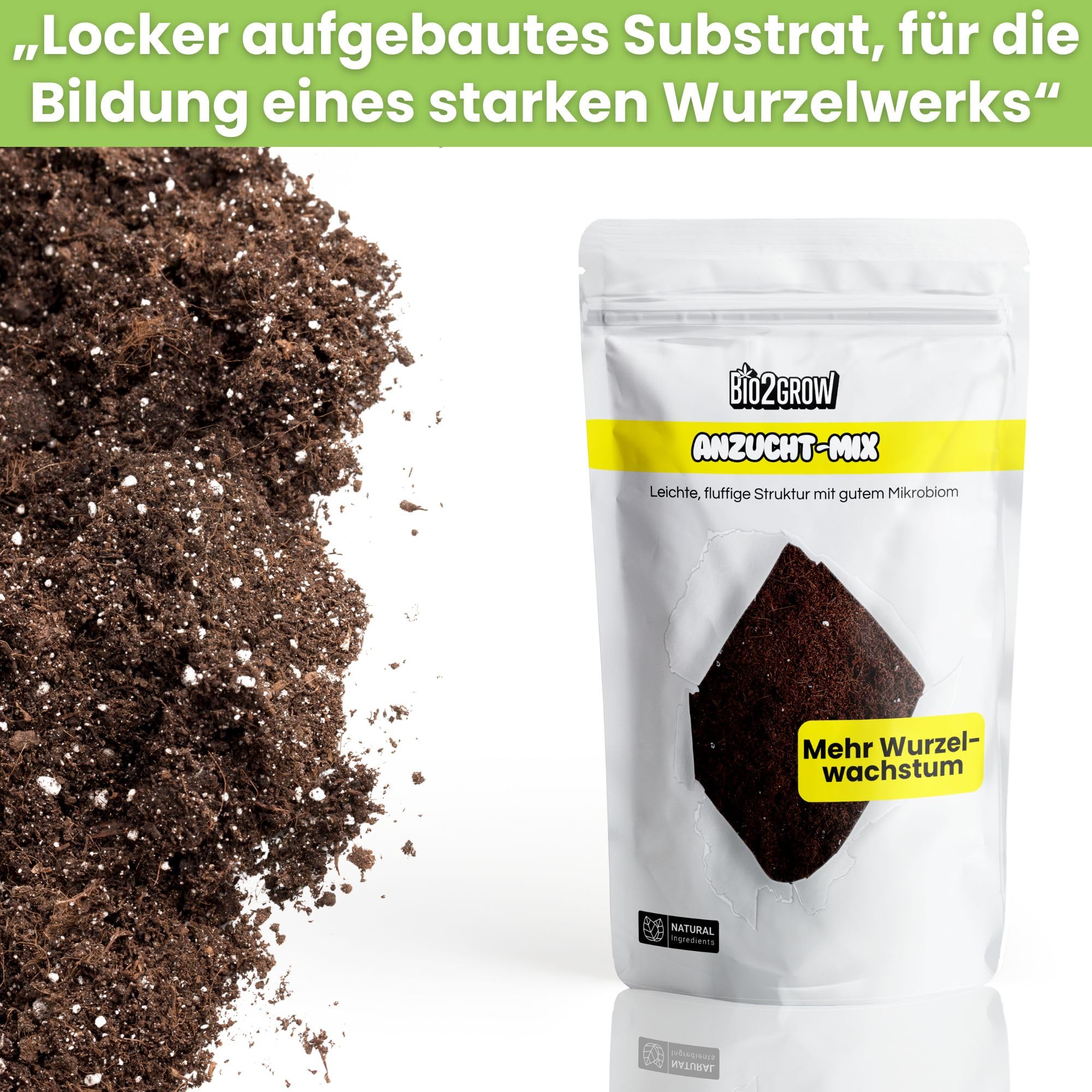 Anzuchterde - Blumenerde Substrat Kokoserde Anzuchterde Palmenerde Rindenmulch Gartenerde Pflanzerde Grow (20 Liter)