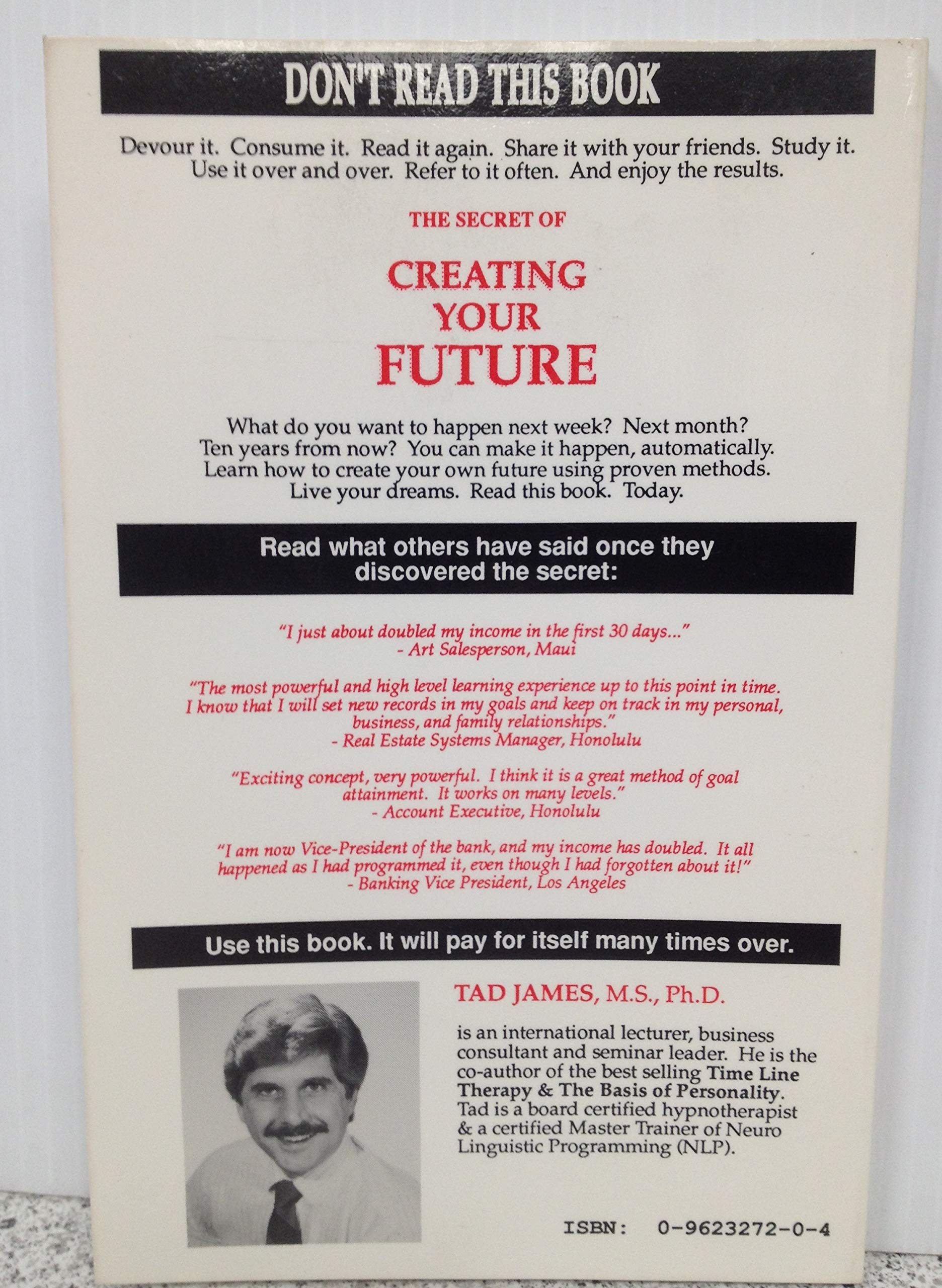 The Secret of Creating Your Future Tad James - PT01