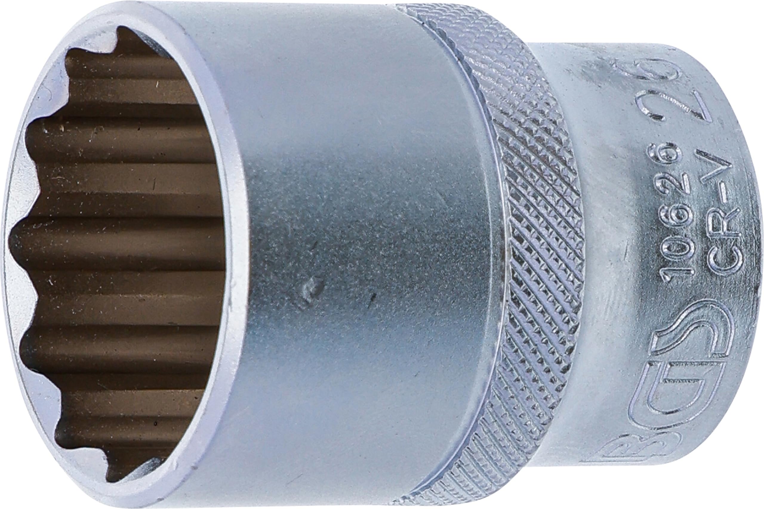 Bgs Chrome Finish, Matt 10626 | Socket, 12-Point | 12.5 Mm (1/2") Drive | 26 Mm