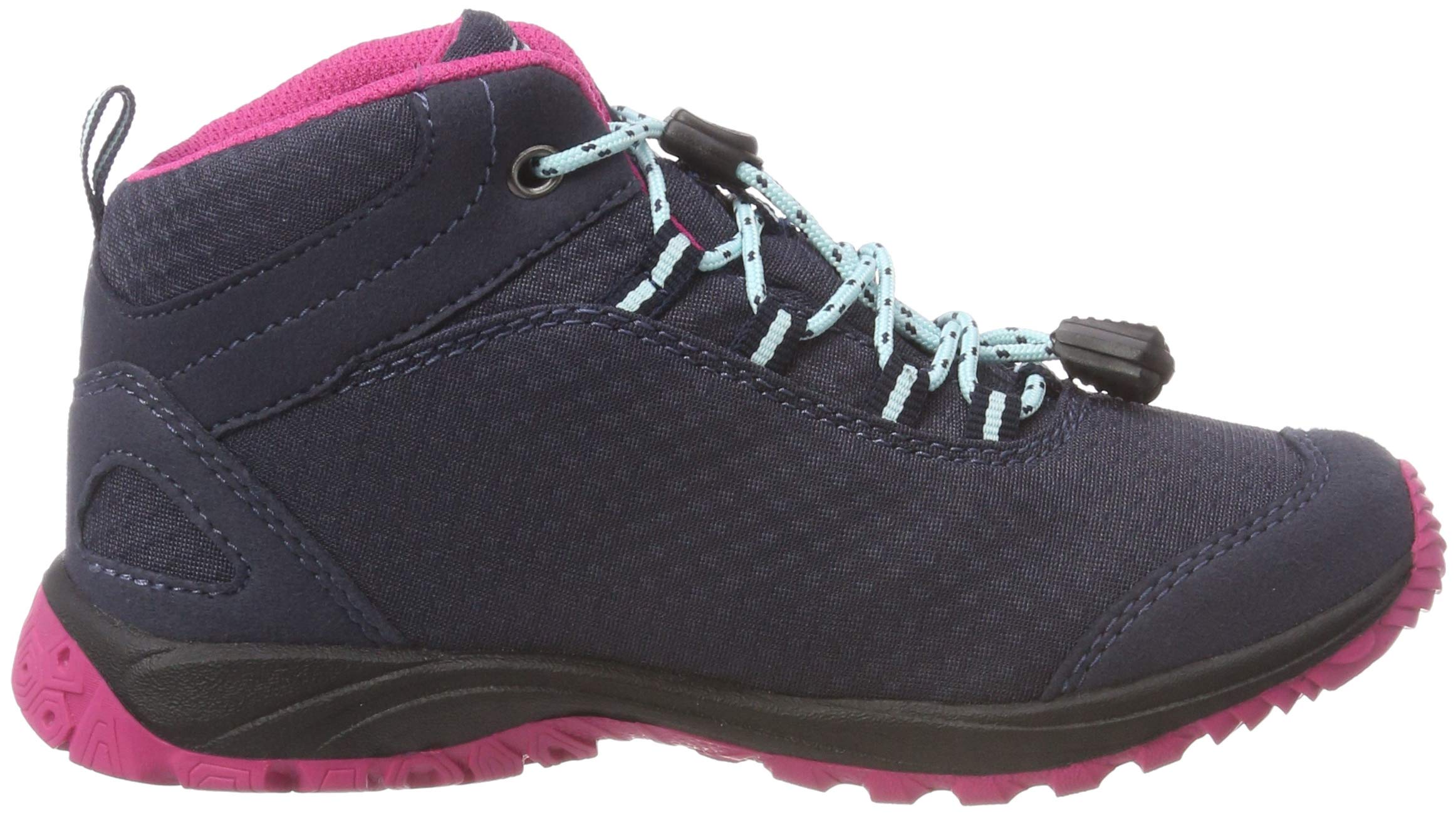 Brütting Guide High Unisex Kinder Trekking- & Wanderstiefel, Marine Pink Türkis, 40 EU