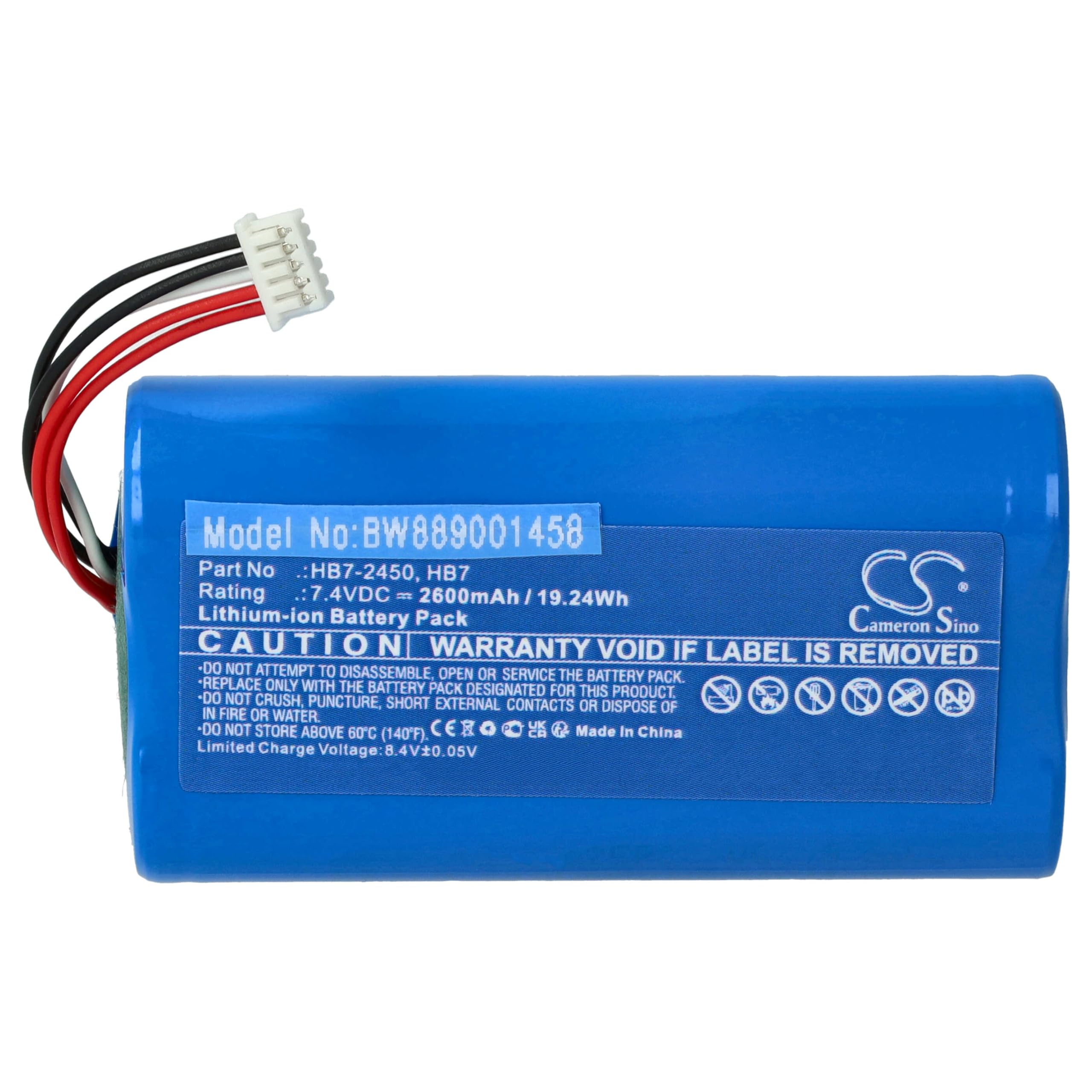 YUNIQUE Batería Lipo 3.7V 2000mAh Con Conector SM – Recargable Para Coches RC, Drones Potensic Y Mini Drones, Tamaño Compacto De 67x22mm Y 50g