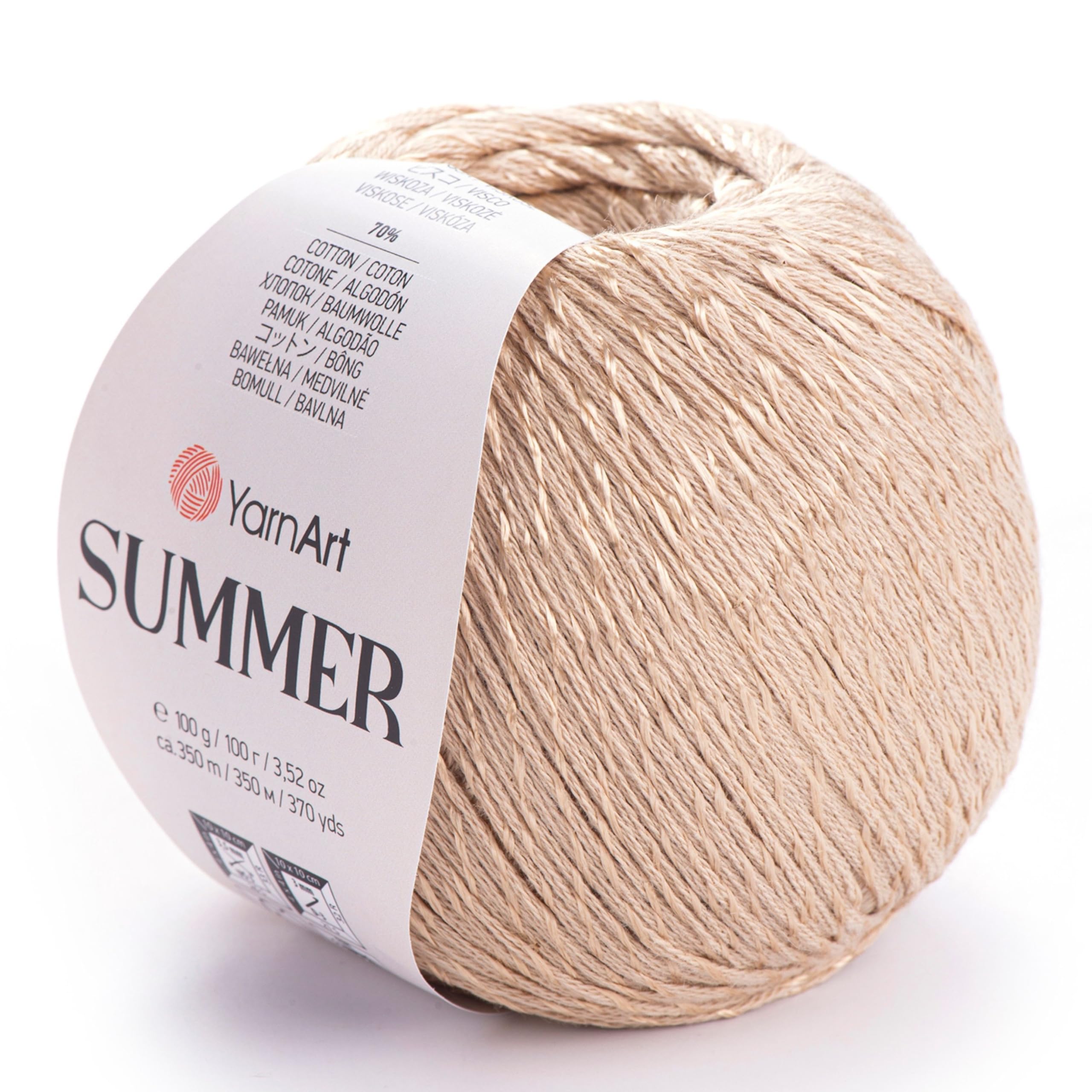 Hilo de ganchillo YarnArt Summer para tejer bolsos y accesorios