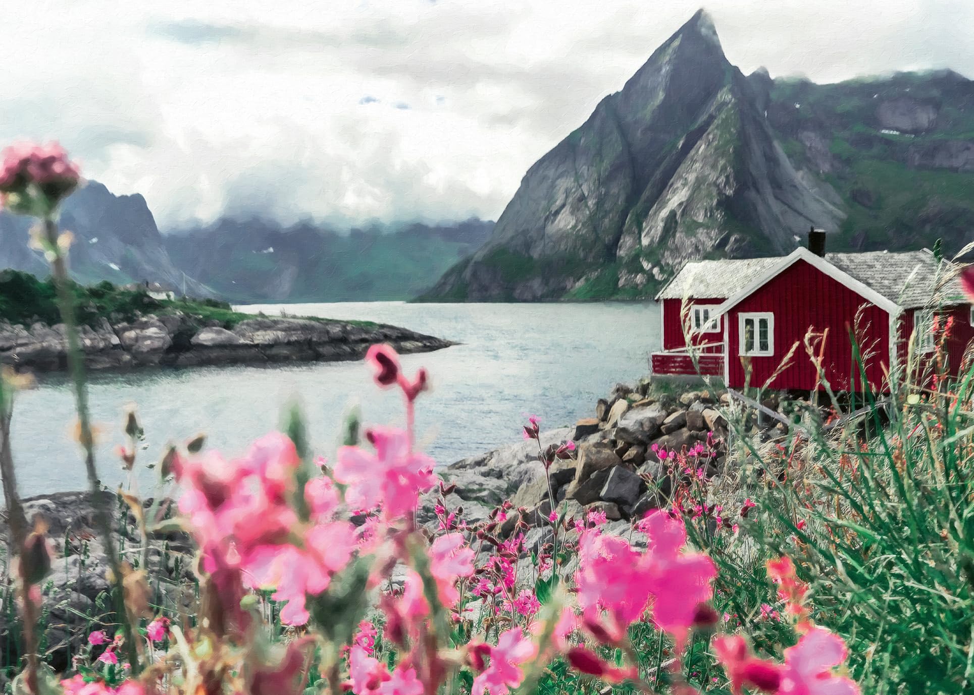 Ravensburger 12000112 - Lofoten, Norway - 1000 pieces jigsaw puzzle - Puzzle for adults and kids age 14 years up, jigsaw puzzles Norway