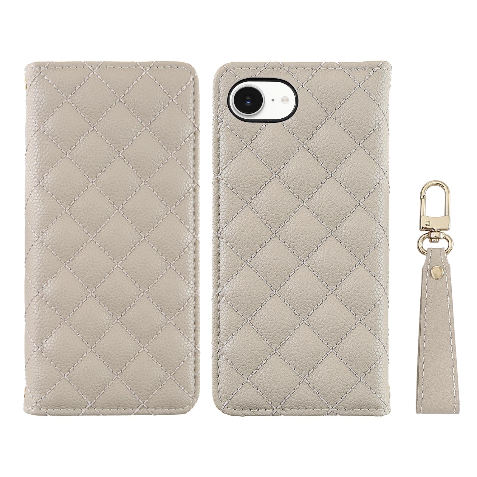 Amazon.co.jp: HanaRo iPhone16e 用 ケース スマホケース キルティング