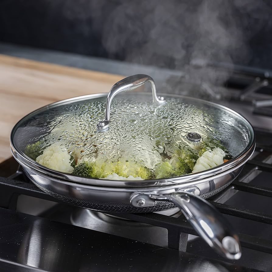 Amazon | HexClad 10インチ ハイブリッド ステンレススチール