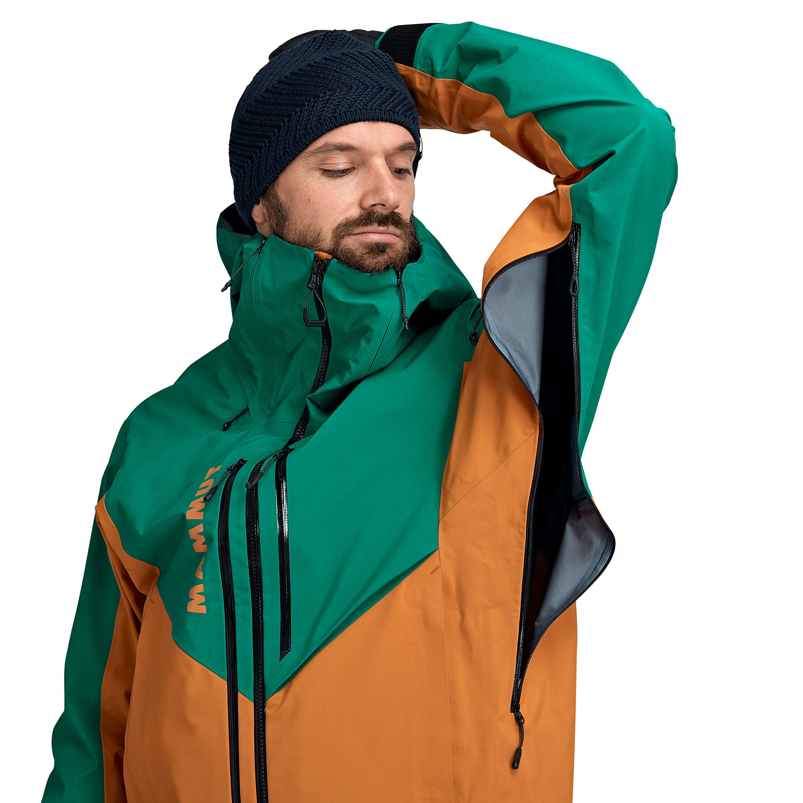 Amazon.co.jp: Mammut La Liste Pro HS Hooded Jacket tumeric/deep