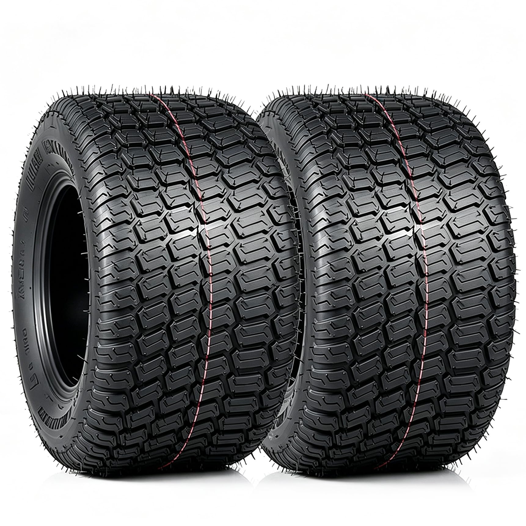 PROPARTS 2Pcs 16x7.50-8 Lawn Mower Tires - 4Ply 16x7.5-8 Tires for Garden &amp; Tractor, 580lbs Capacity, Fits Grass Mud Hilly Terrain