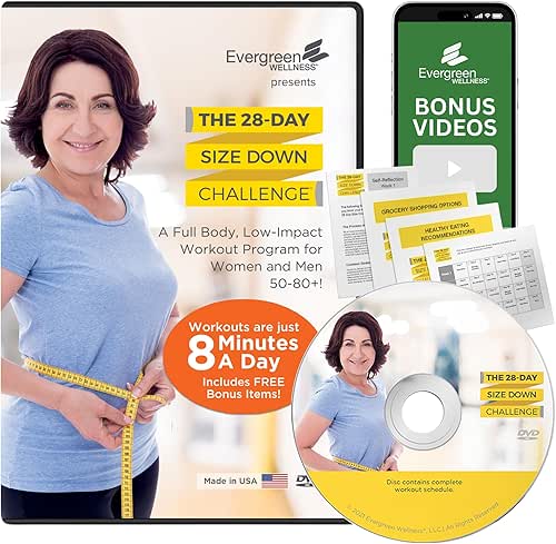 Exercise DVD for Seniors - 28 Day Size Down Challenge