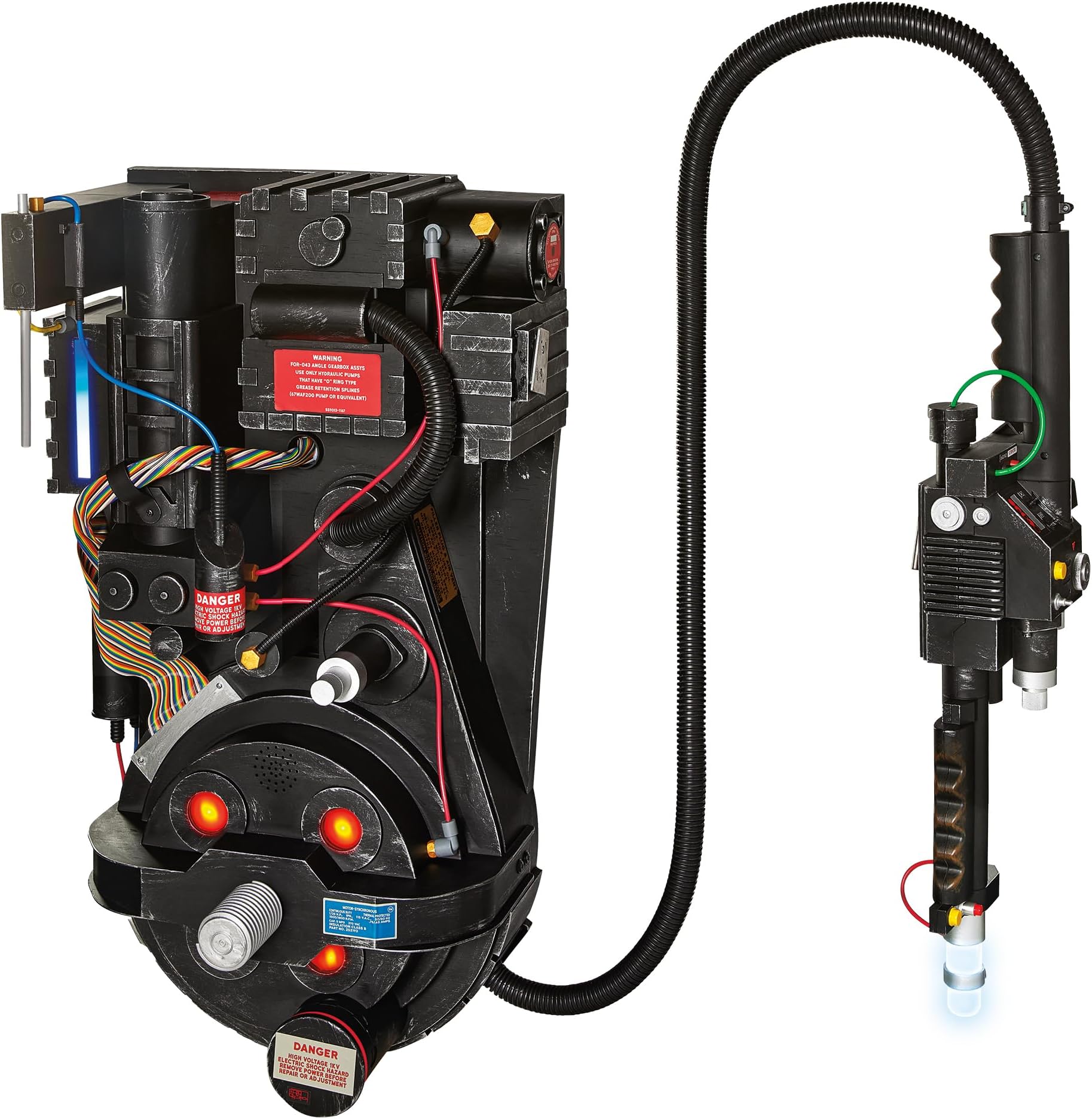 Ghostbusters Life-Size Replica Proton Pack | Officially Licensed | Lights Up | Sound Features | 3 Modes Multicolored, Multicolored, One size