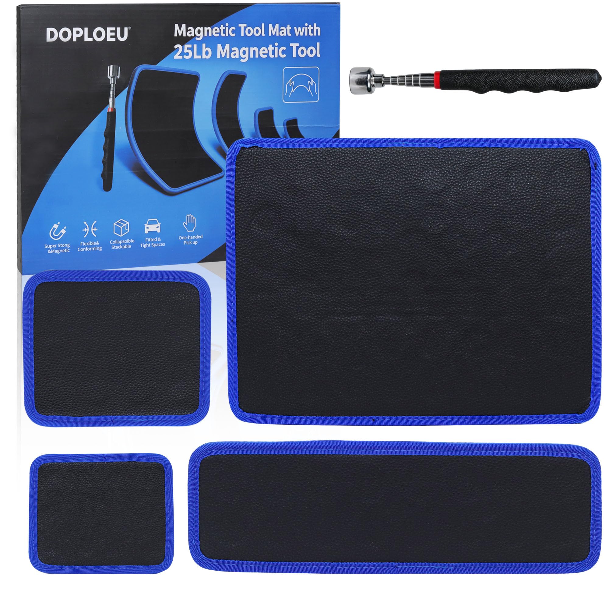 Magnetic Tool Mat & Pickup Kit - Garage Organization -1