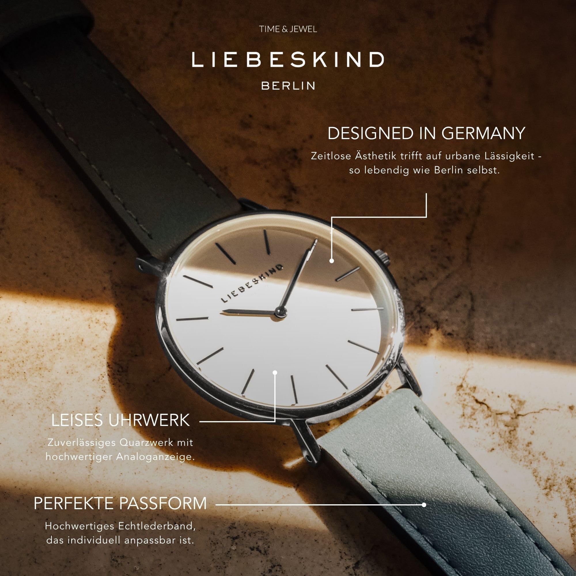 Liebeskind Berlin Damen Analog Quarzuhr 38 mm
