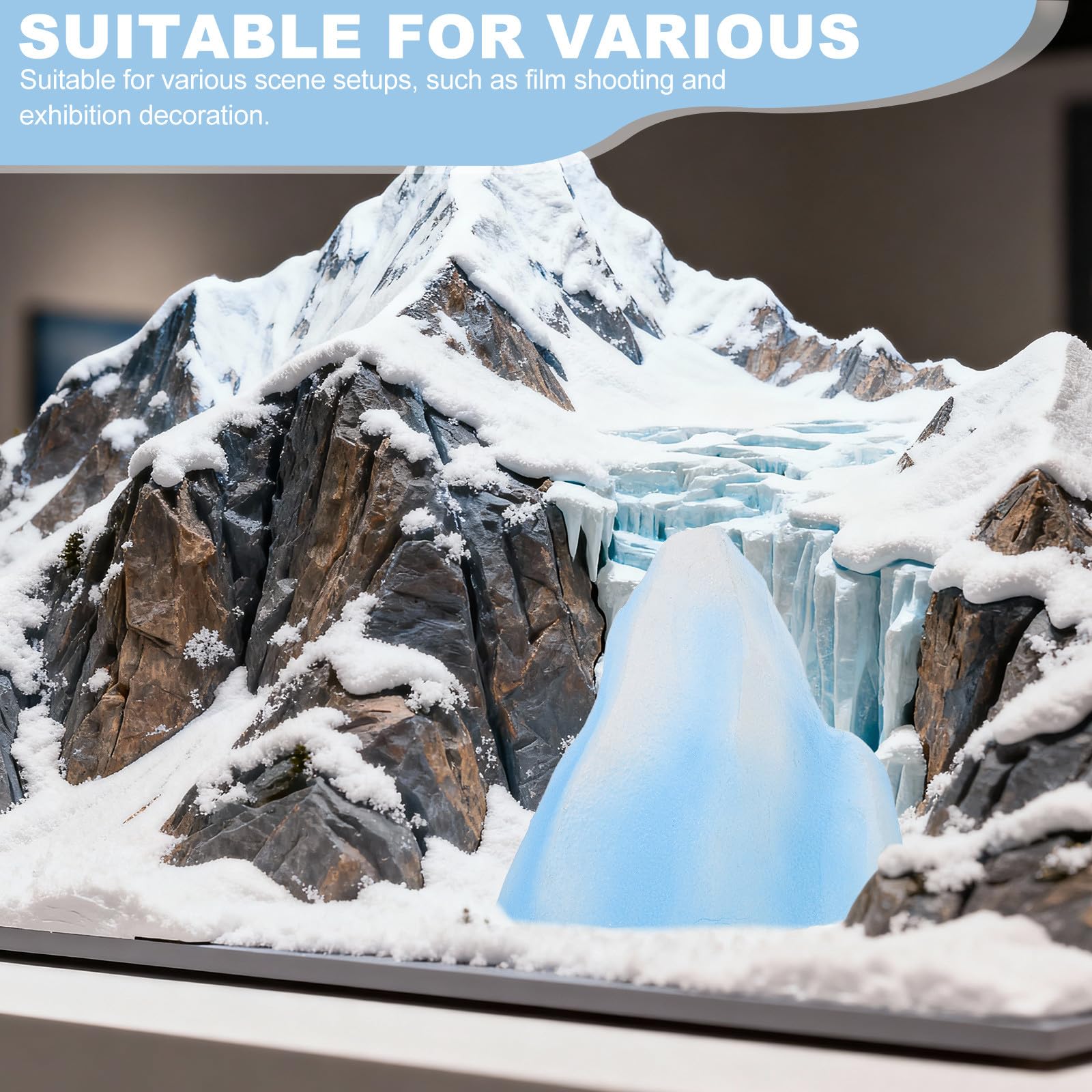 BESPORTBLE Maquette d'iceberg Artificiel : Sculpture d'iceberg Artificielle pour décorations de fêtes, Accessoires Photo, Studios Photo et expositions ; 31 x 14,5 cm / 12,18 x 5,7 Pouces
