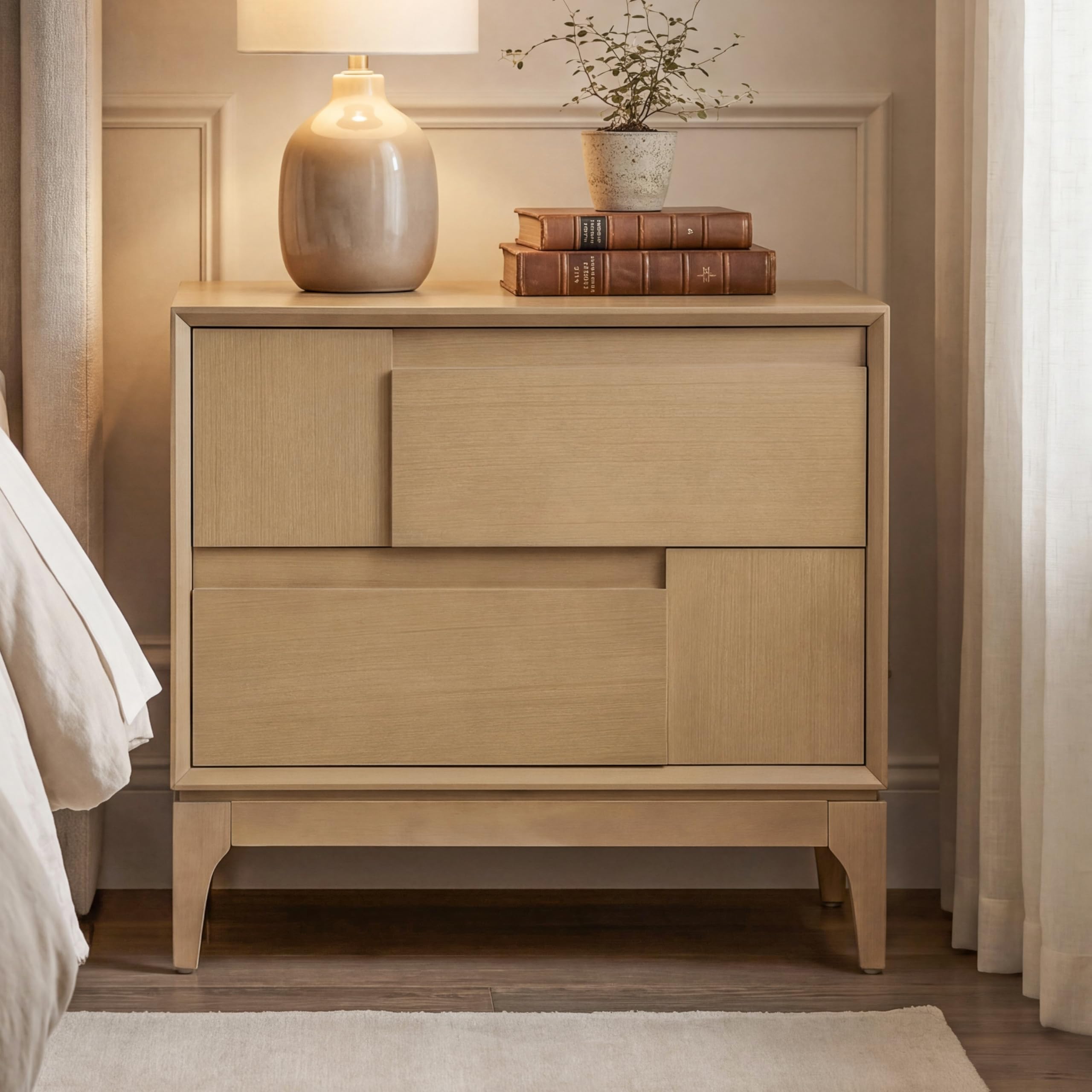 Photo 1 of ***2 boxes ***Christopher Knight Home Mid Century Modern Nightstand Set of 2