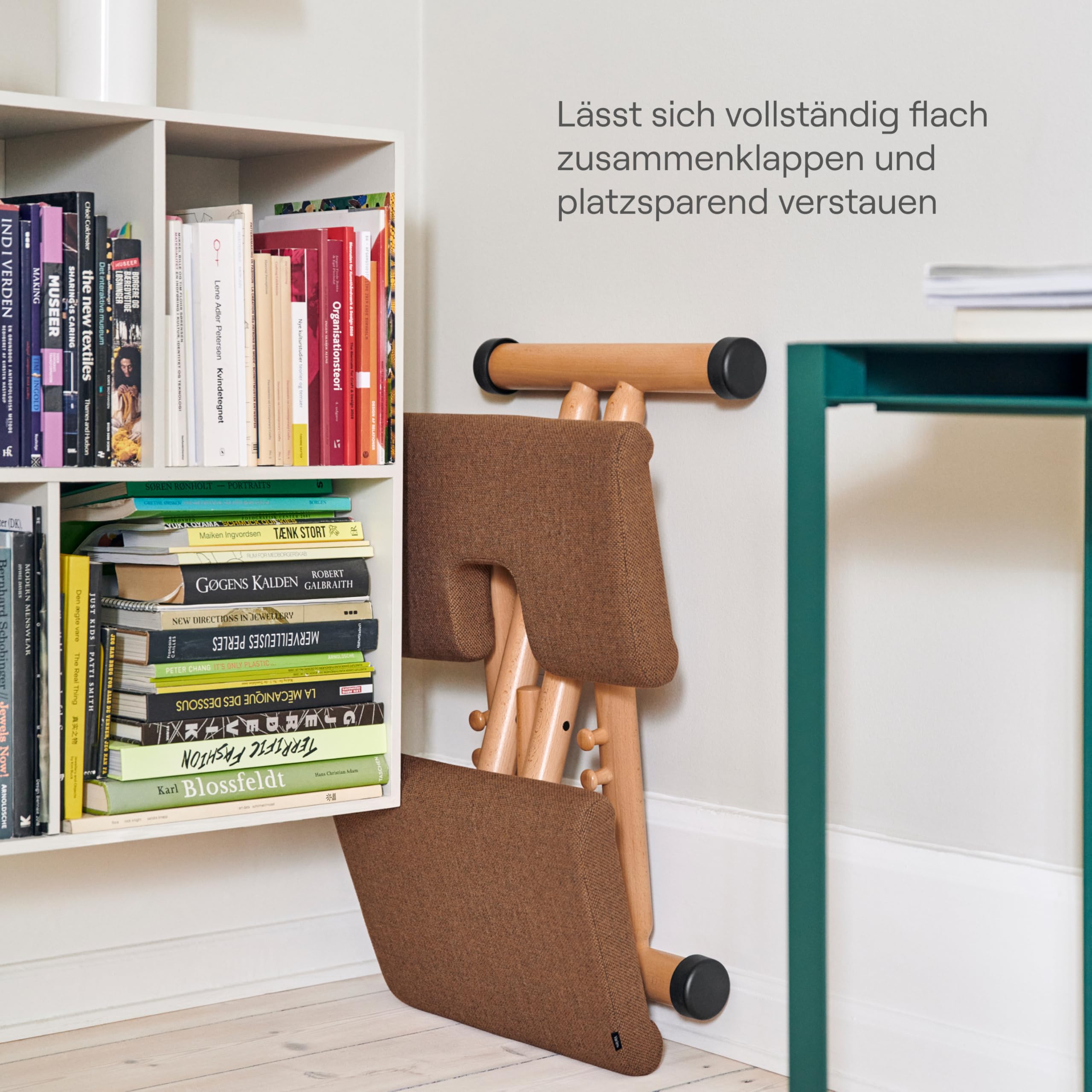 Varier Multi Klappbarer Ergonomischer Kniestuhl, platzsparender Hocker
