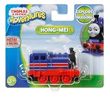 Thomas & Friends FJP50 Hong Mei, Thomas die kleine lokomotive Big World Big Adventure Movie Toy Engine, zabawka metalowa, dla dziewcząt, 3 lata