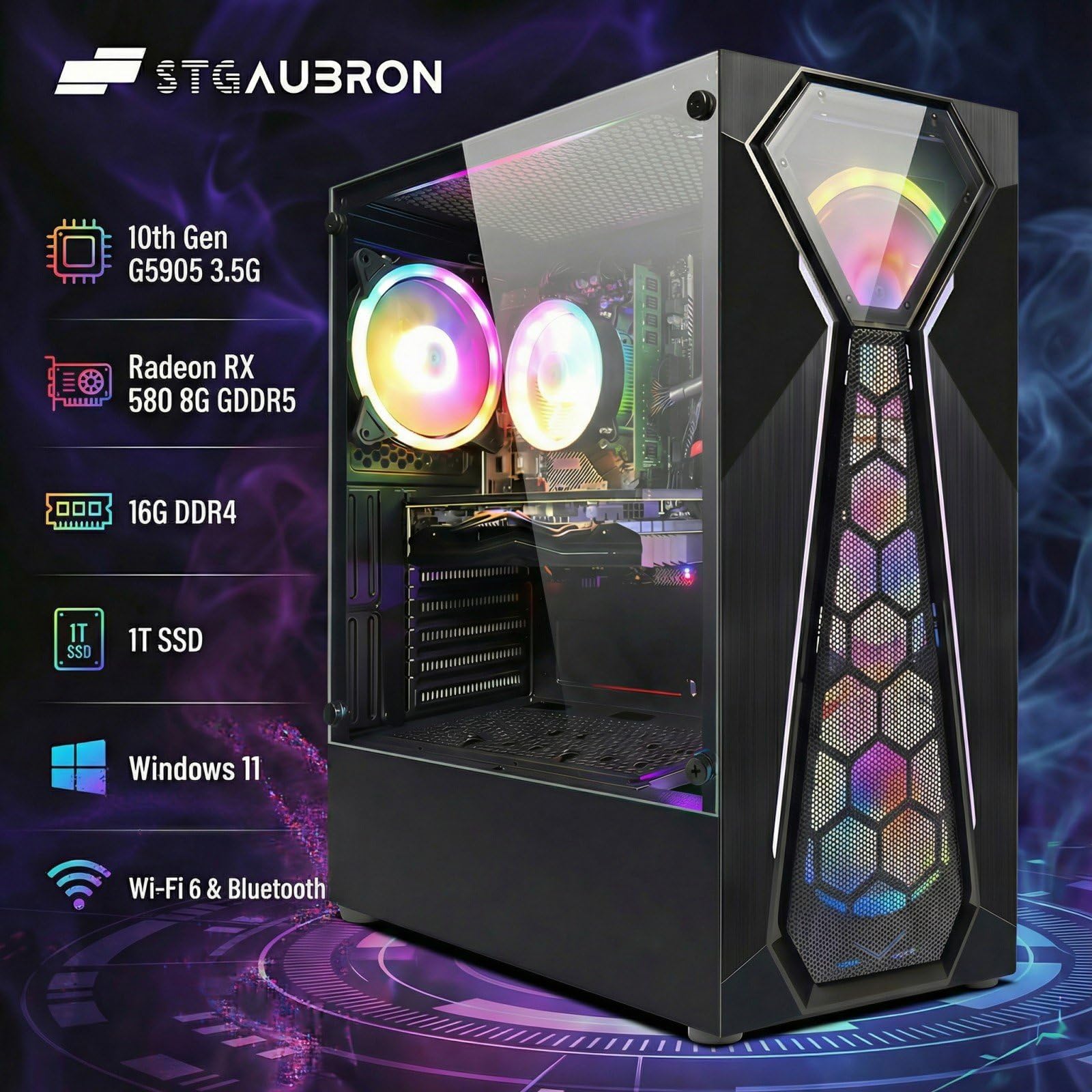 Amazon.com: STGAubron Gaming PC Computer Desktop, Intel 10th Gen