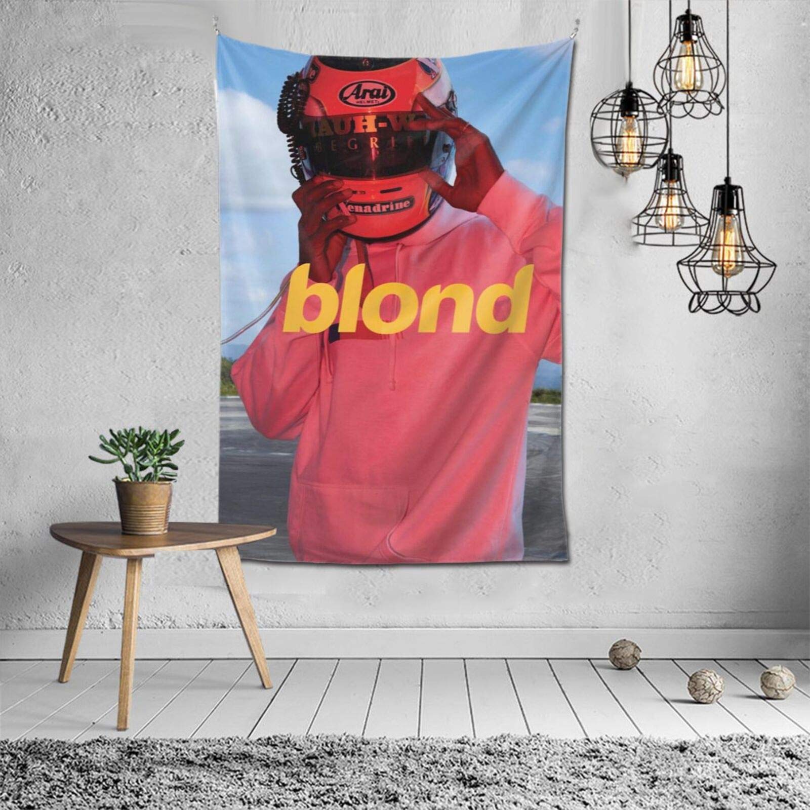 Yoovo Frank Ocean Tapestry Rapper Poster Wall Art Hiphop Wall Hanging Decor for Living Room Bedroom Dorm Home Decor Tapestries 60"X40"