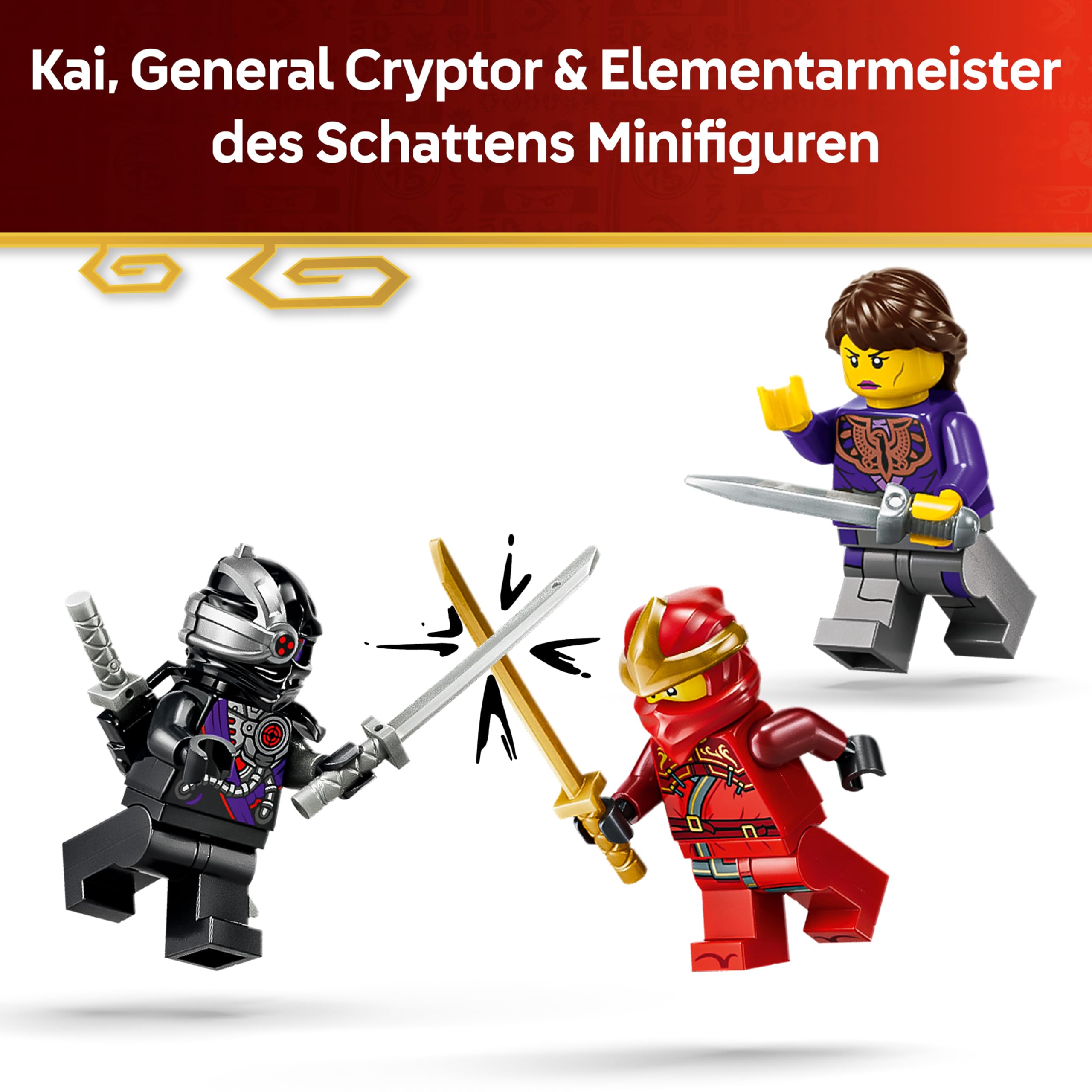 LEGO NINJAGO 15-jähriges Jubiläum: X-1 Ninja Supercar - Rennwagen Modellbau mit Motorrad und 3 Minifiguren inkl. Kai - Geschenkidee für Jungen ab 14 Jahren und Erwachsene Fans - 71867