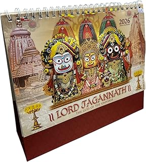 i New Year 2026 Lord Jagannath Pictures Collection Table Calendar For Home And Office/12 Different Lord Gagannatha Pictures Calendar for 2026 Pack Of 1-picture-13
