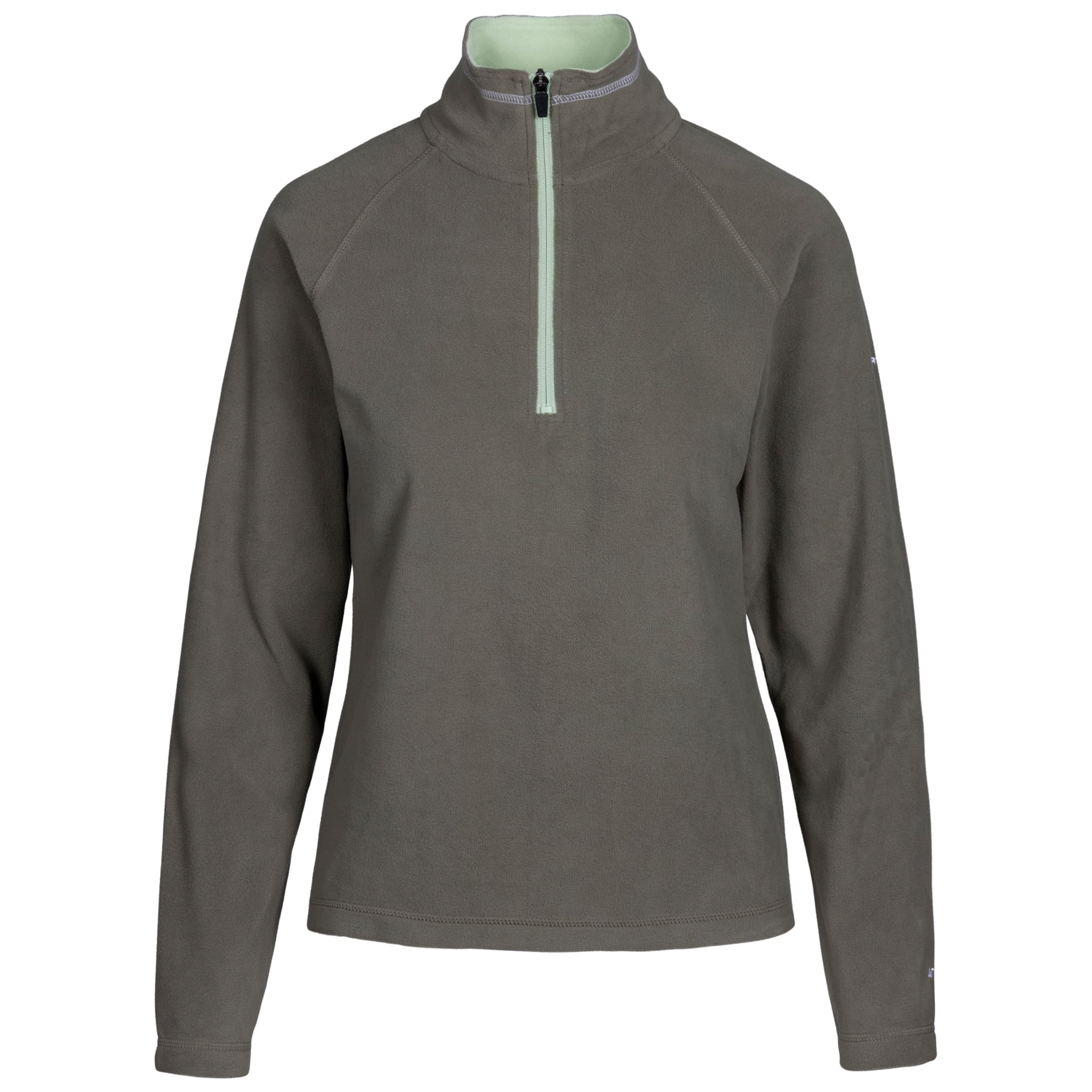 Trespass Womens Fleece Jacket With 1/2 Zip Skylar - Ladies Sweater Long Sleeve, Warm Microfleece Airtrap Outerwear, For Autumn Winter, Travelling, Outdoors