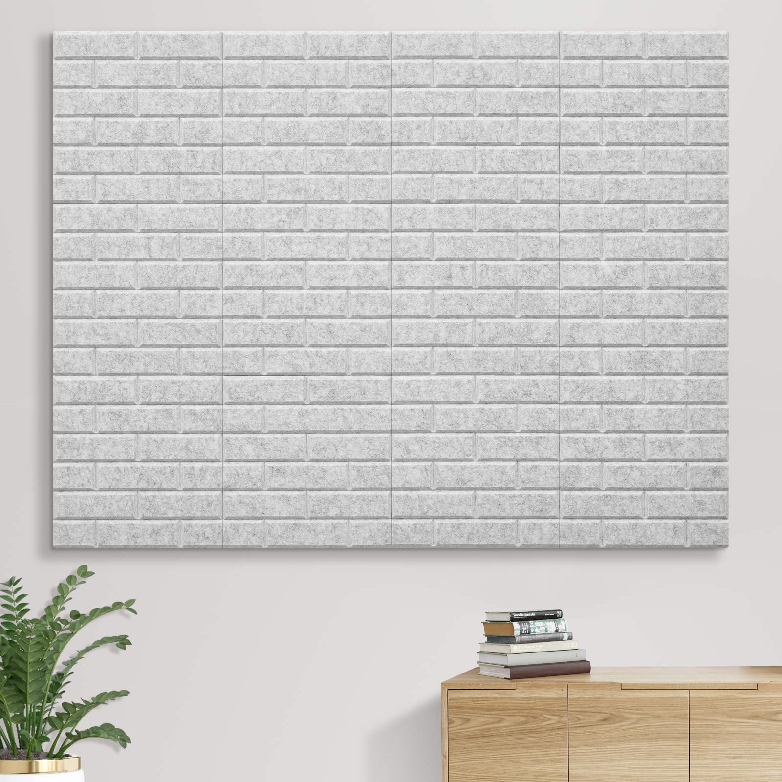 Buy Acoustic Panels, Brickshaped Sound Absorbing Panels, 12 Pack