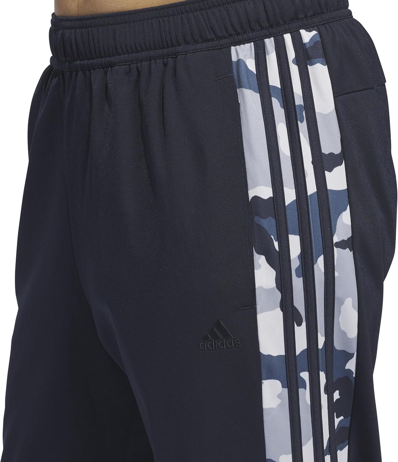 Adidas Mens Essentials Camouflage Tricot Track Pants - Image 4