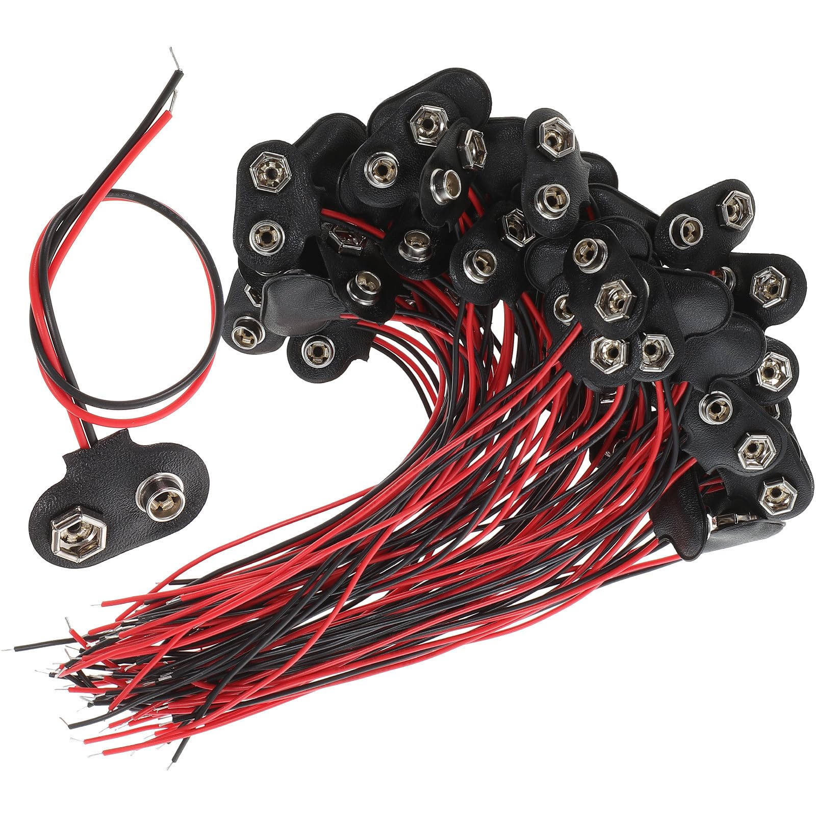 Conectores de batería 9v Alipis tipo T para solucionar fallos en portapilas 8