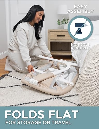 Miniatura 7 de Baby Delight Beside Me Dreamer Moisés  Moisés de colecho y moisés para bebé  Ajuste de altura de 6 posiciones  Avena orgánica