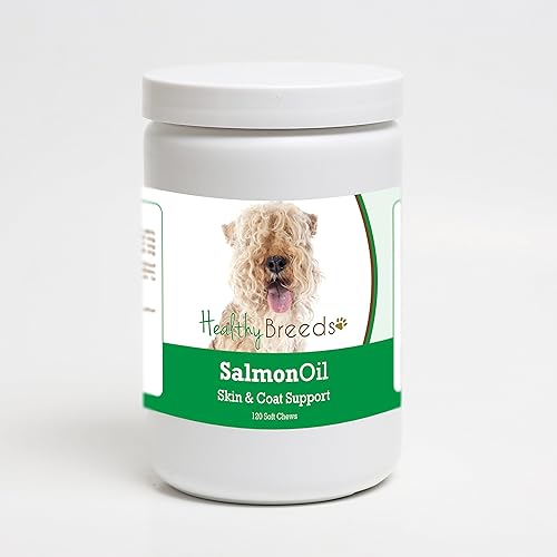 Miniatura 335 de Healthy Breeds Golden Retriever - Aceite de salmón masticable suave, 90