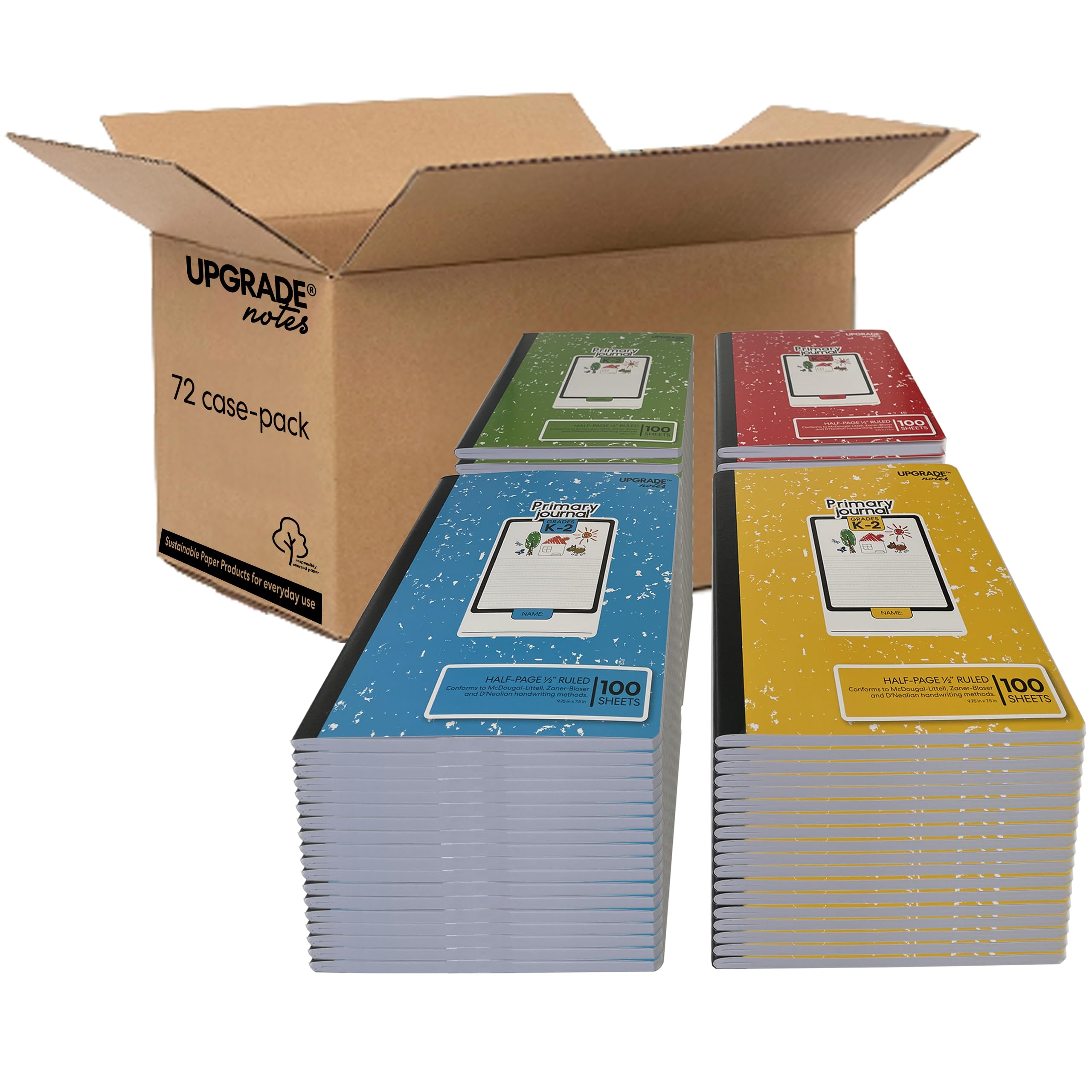 Carnet de composition d'histoires pour raconter ses journées d'école K-2