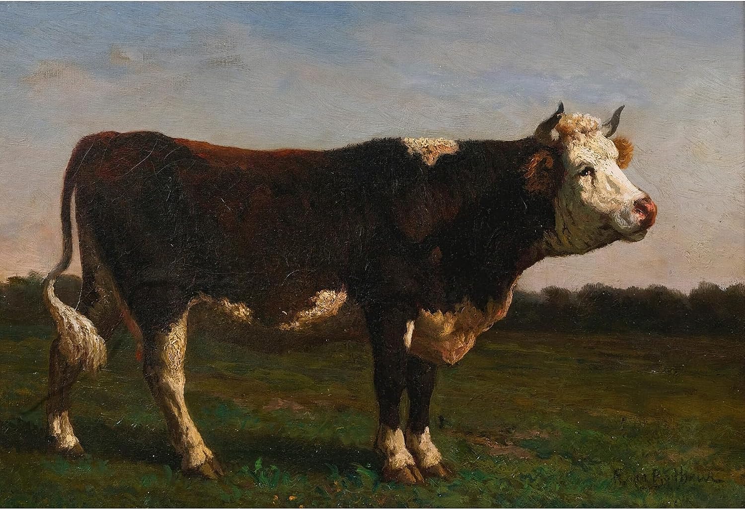 ArtDirect King Of The Herd Unframed Art Print Giclee Poster by Rosa Bonheur - Ready for Framing with Customization Sizes 10x7, 14x10, 20x14, 35x24, 48x33 and 60x41 inches