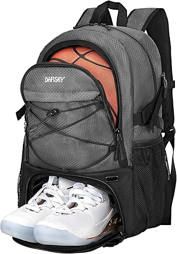 Miniatura 7 de Mochila de baloncesto con compartimento para pelotas - Bolsa de baloncesto grande con compartimento para zapatos Bolsa de equipo deportivo