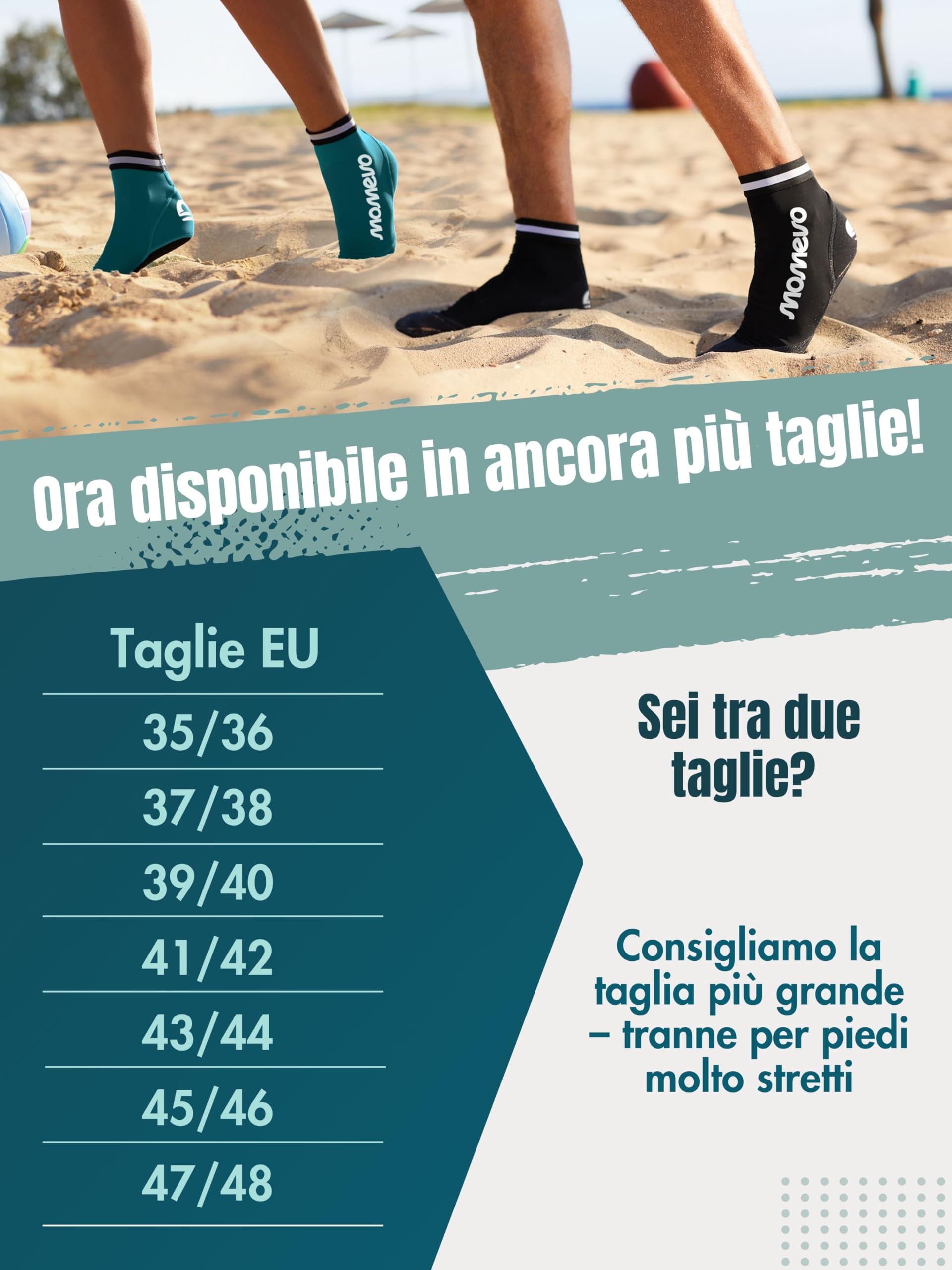 Beachmates Calzari Beach Volley in Neoprene – Protezione dal Freddo, Ideali anche per Beach Tennis e Beach Soccer