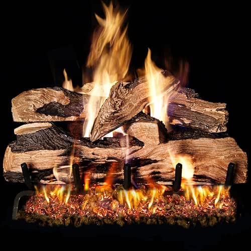 Peterson Real Fyre 30-Inch Split Oak Gas Logs Set for
