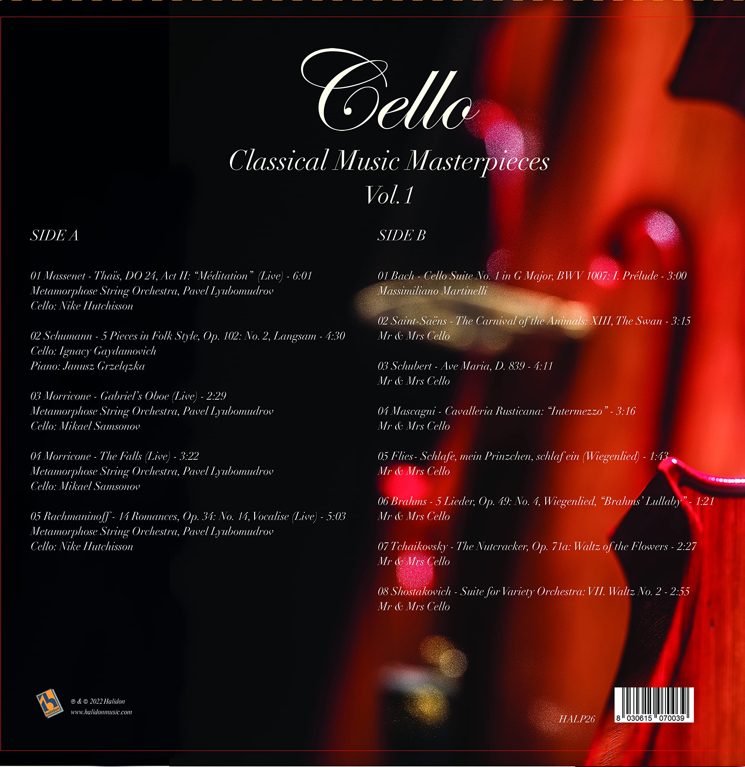 Vinyl Cello - Classical Music Masterpieces, Black, Full size - Image 2