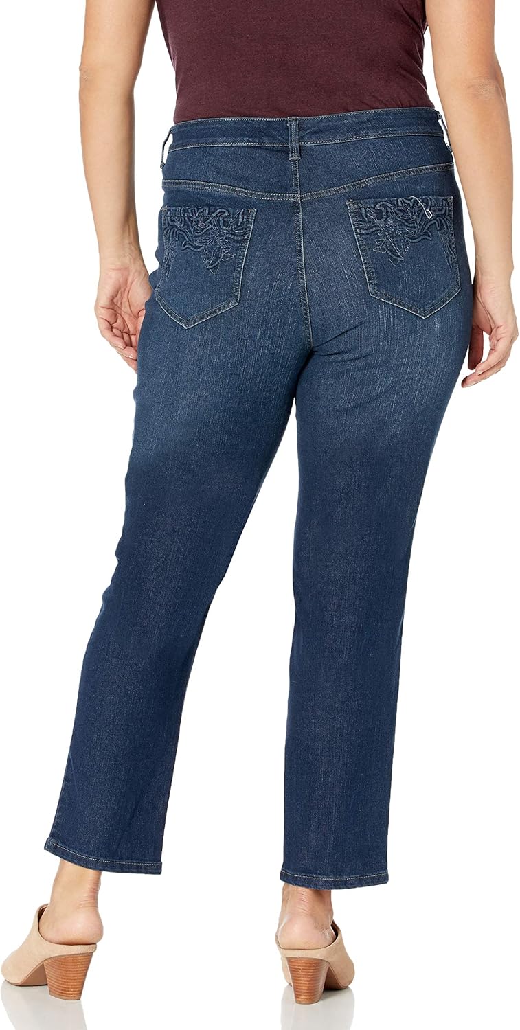 Gloria Vanderbilt Women's Amanda Slim High Rise Jean