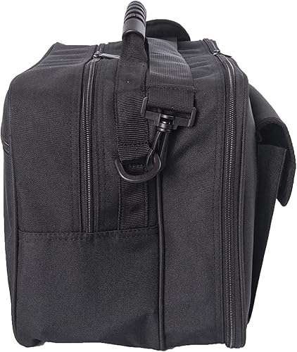 Miniatura 8 de Bolsa de herramientas de peluquería para peluquería de gran capacidad, equipo de pelo de poliéster, organizador de hombro, kit de aseo para