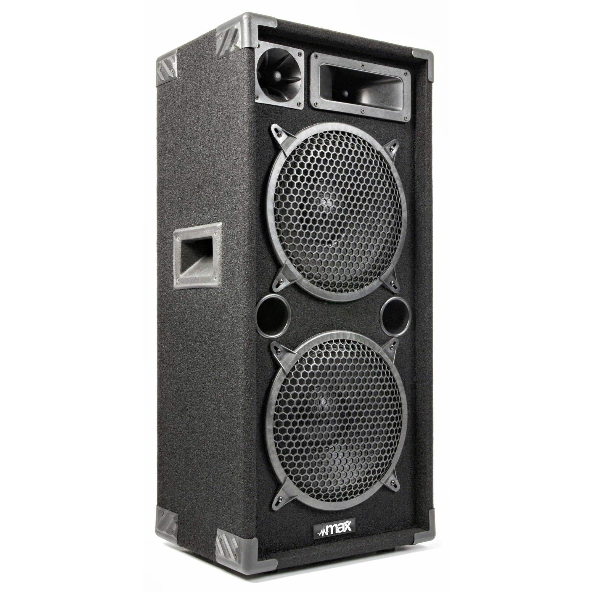 MAX210 Kit Sono DJ et Amplificateur Bluetooth 2000W - Un Kit Sono Complet pour Débuter et Animer Vos Soirées