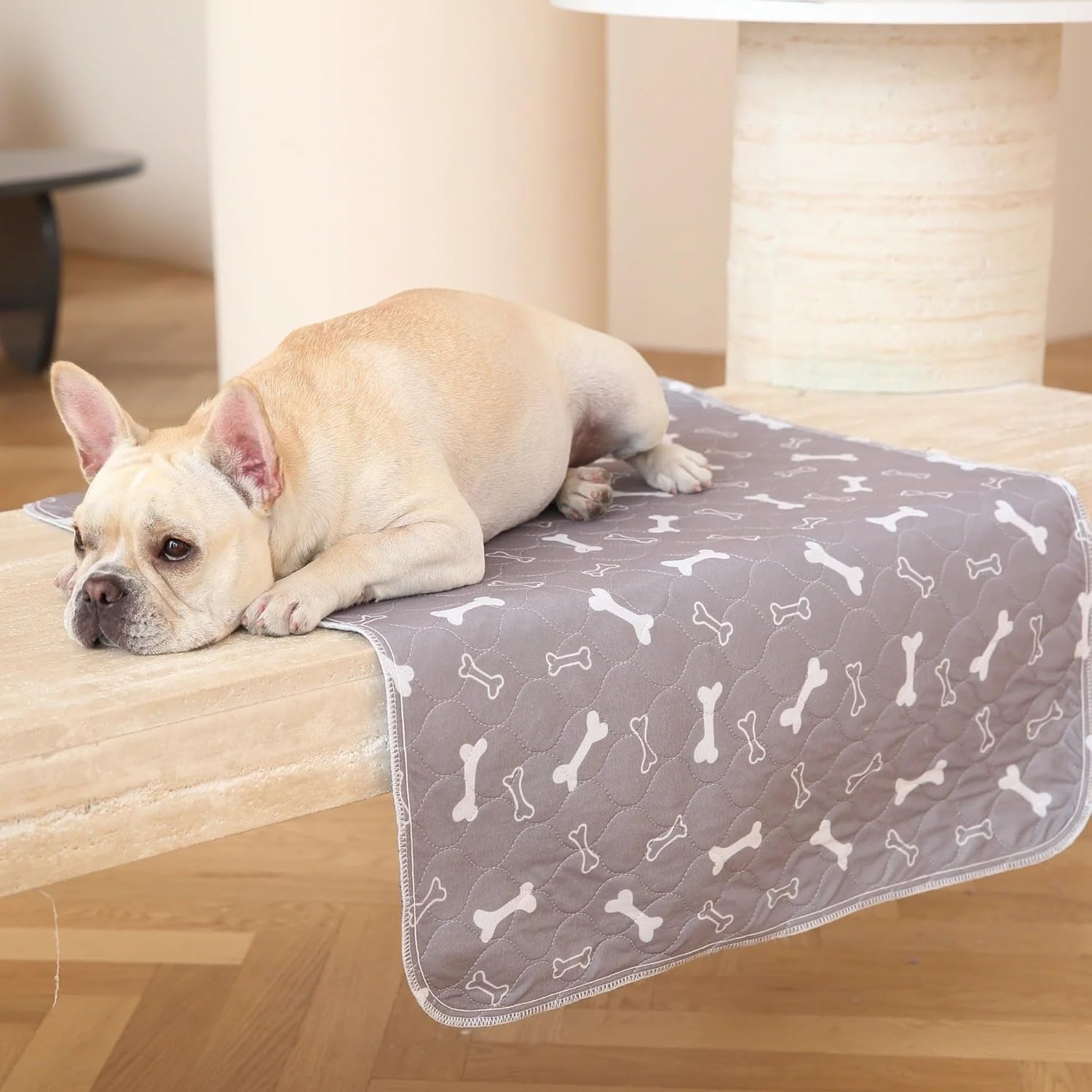 Forever Pads for Dogs, 6 Pack Reusable Dog Pee pad Washable Dog Training pad pheromone Leak Resistant Non Slip Absorbent pet mat Indoor Puppy Potty