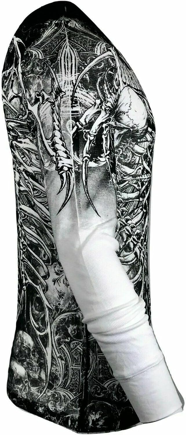 Xtreme Couture by Affliction Men's Thermal Shirt Catacombs