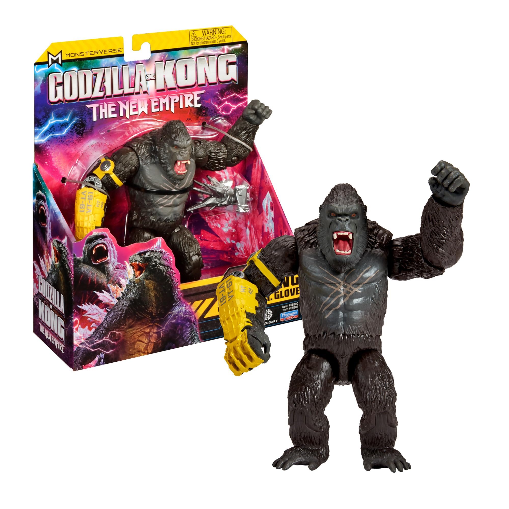 Giochi Preziosi Godzilla Per Kong Il Nuovo Impero - Kong Action Figure Da Collezione Da 15 Cm Articolato, Altamente Dettagliato E Accessoriato, Per Bambini A Partire Dai 4 Anni, Come Nel Film