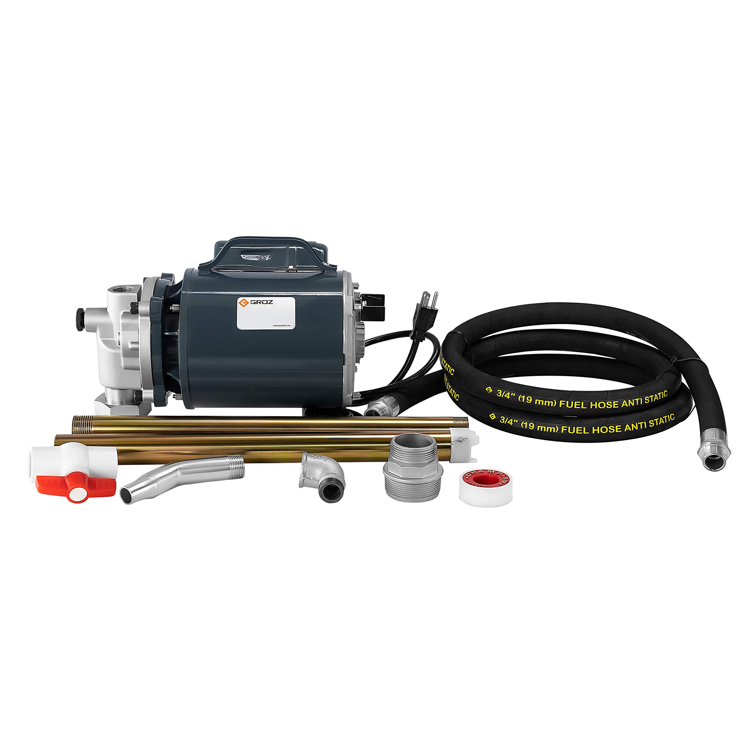 Buy GROZ 115V AC Heavy Duty Electric Oil Drum Transfer Pump NonDrip
