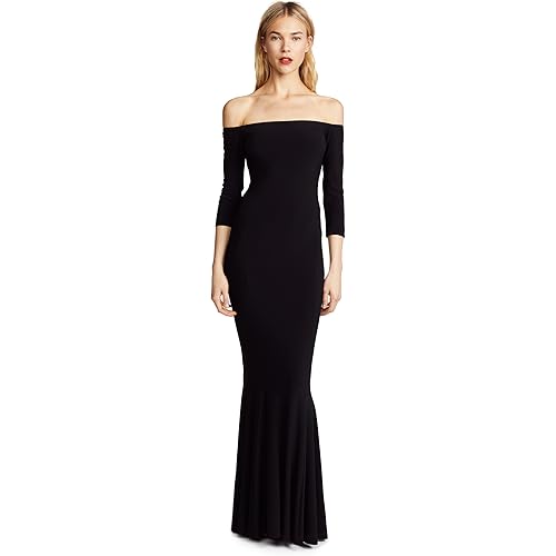 Norma Kamali Women's Kamali Kulture Off Shoulder Fishtail Gown