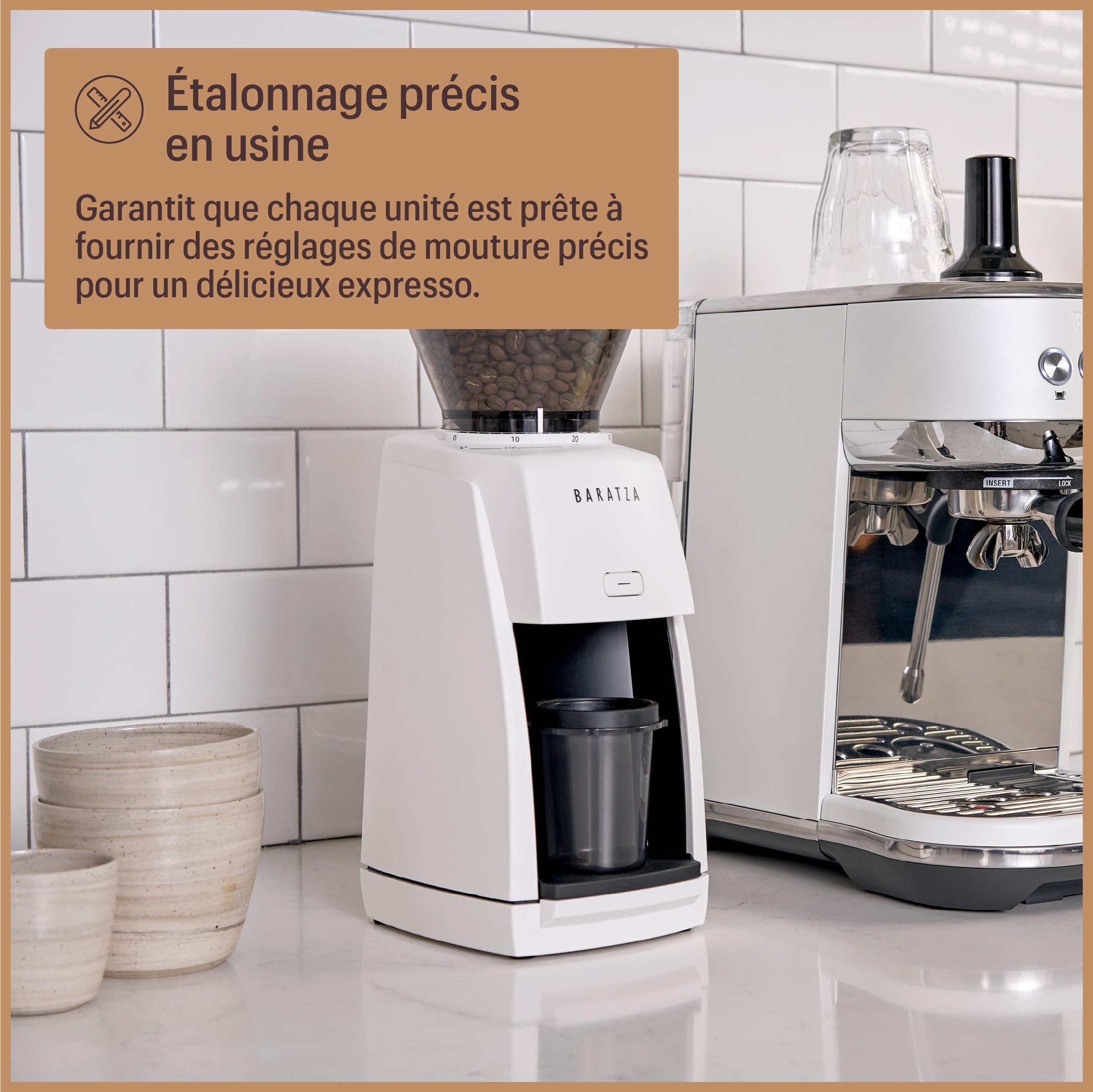 Baratza - Encore ESP 230V Coffee Grinder - Moulin à café électrique - Pour Espresso, Café Filtré, Cafetière, ou Infusion à Froid - Noir