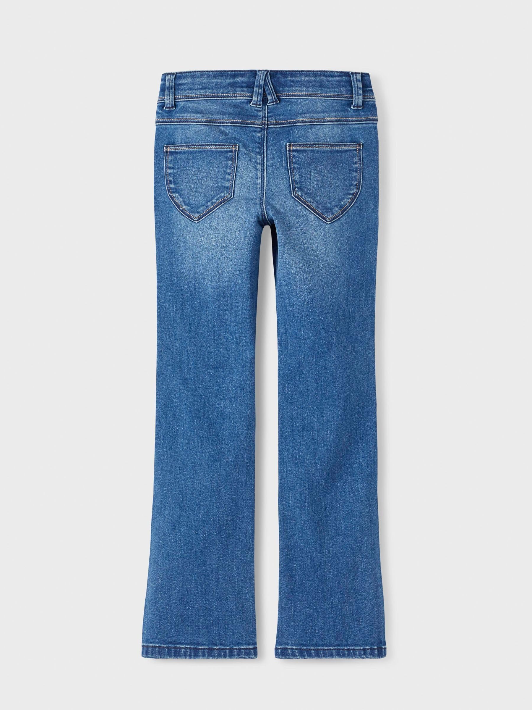 NAME IT Skinny Boot Jeans 1142-au Noos Pantalones Anchos Niñas