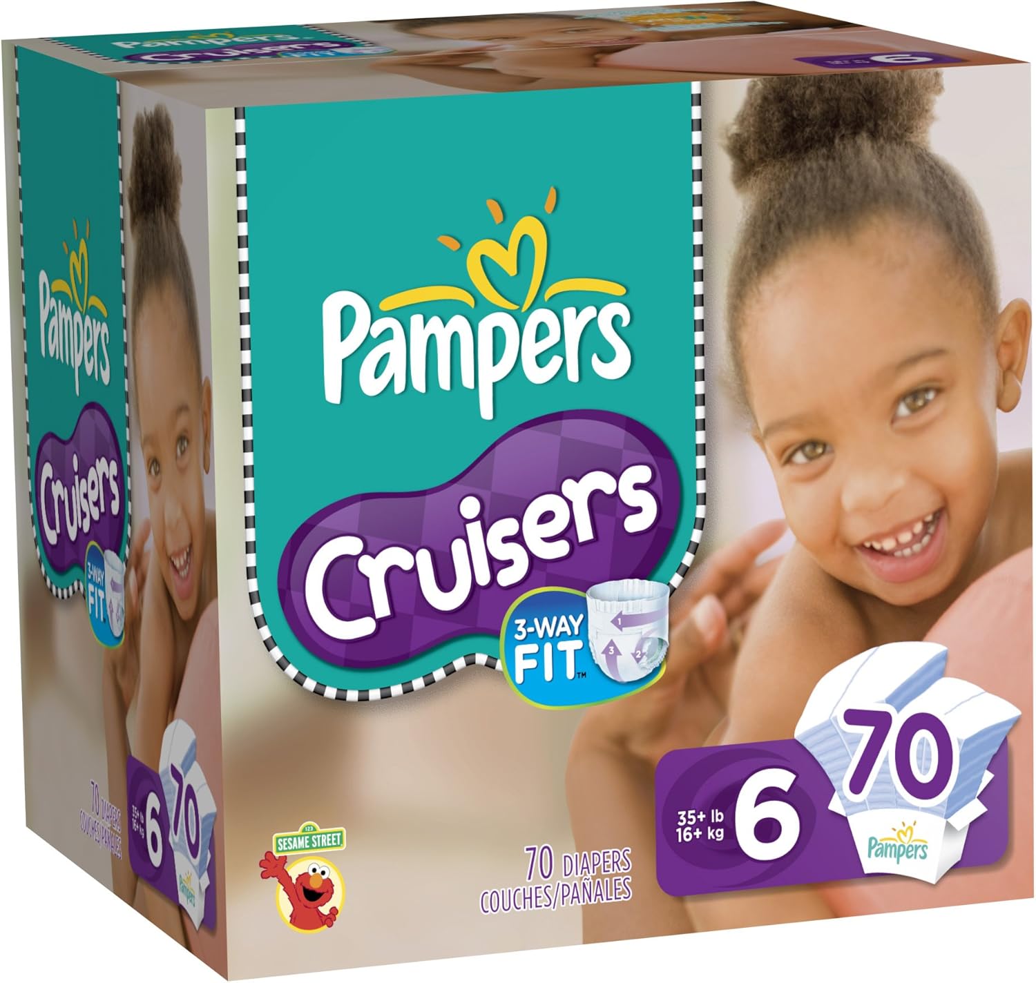 Pampers Cruisers Diapers Value Pack, Size 6, 70 Count Amazon.ca Everything Else
